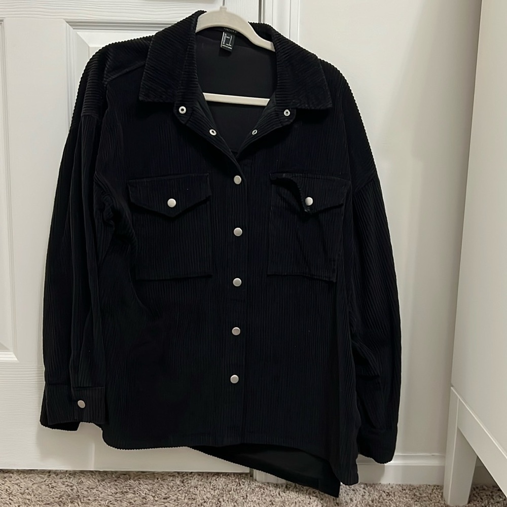 Black corduroy jacket